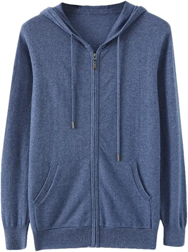 

Мужской кашемировый кардиган с капюшоном