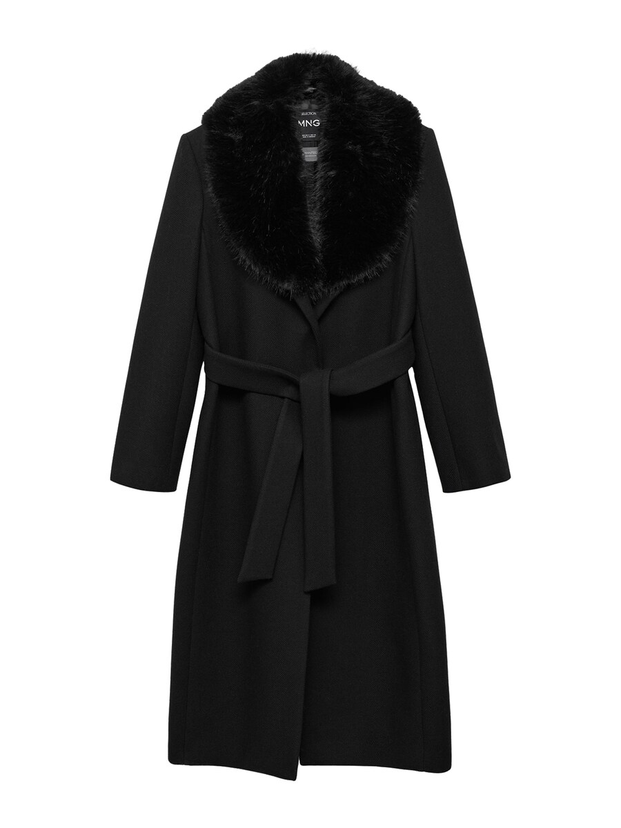 

Шерстяное пальто MANGO Between-Seasons Coat DOLCE, черный