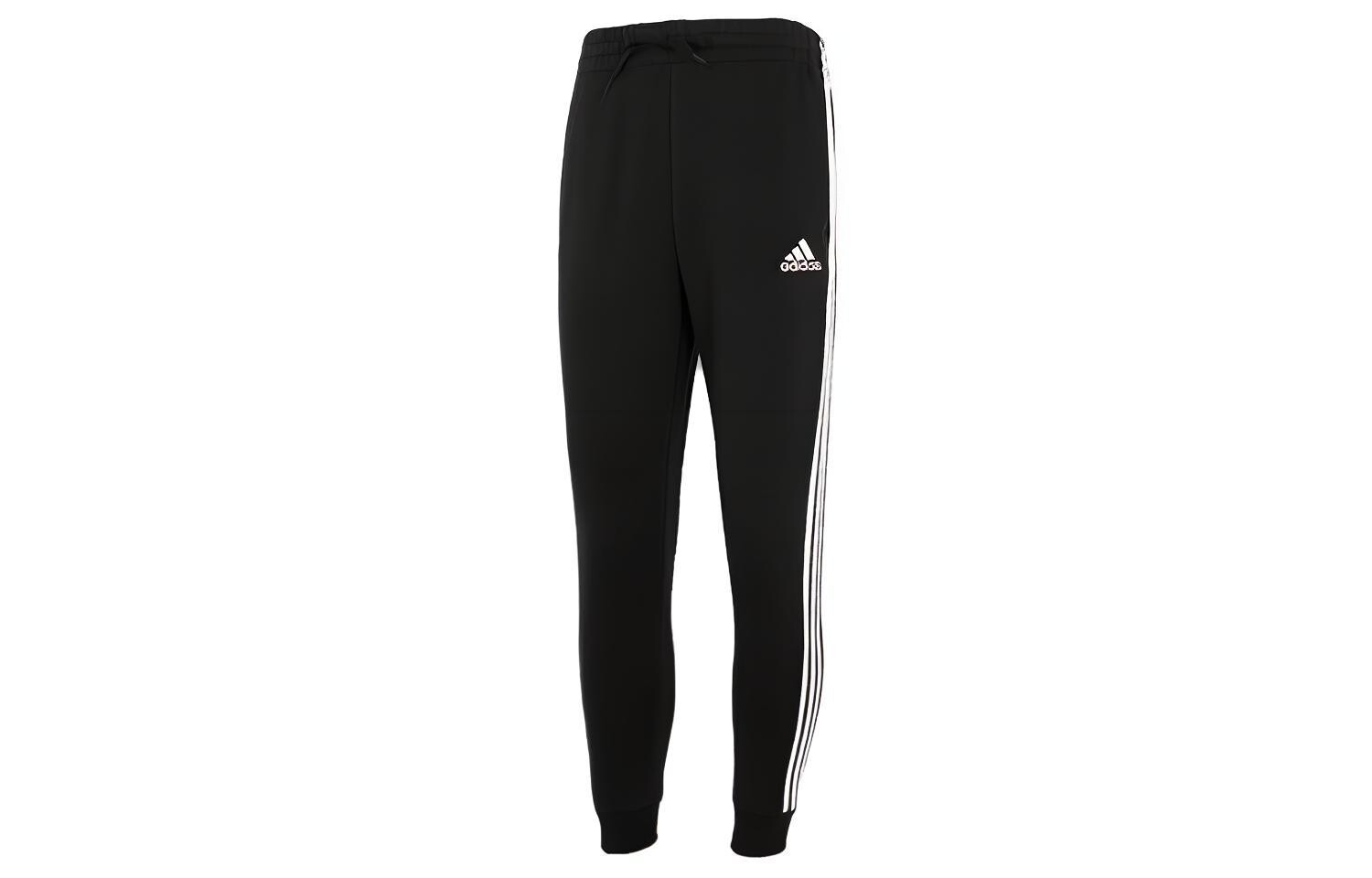 

Трикотажные спортивные штаны мужские черные Adidas, черный