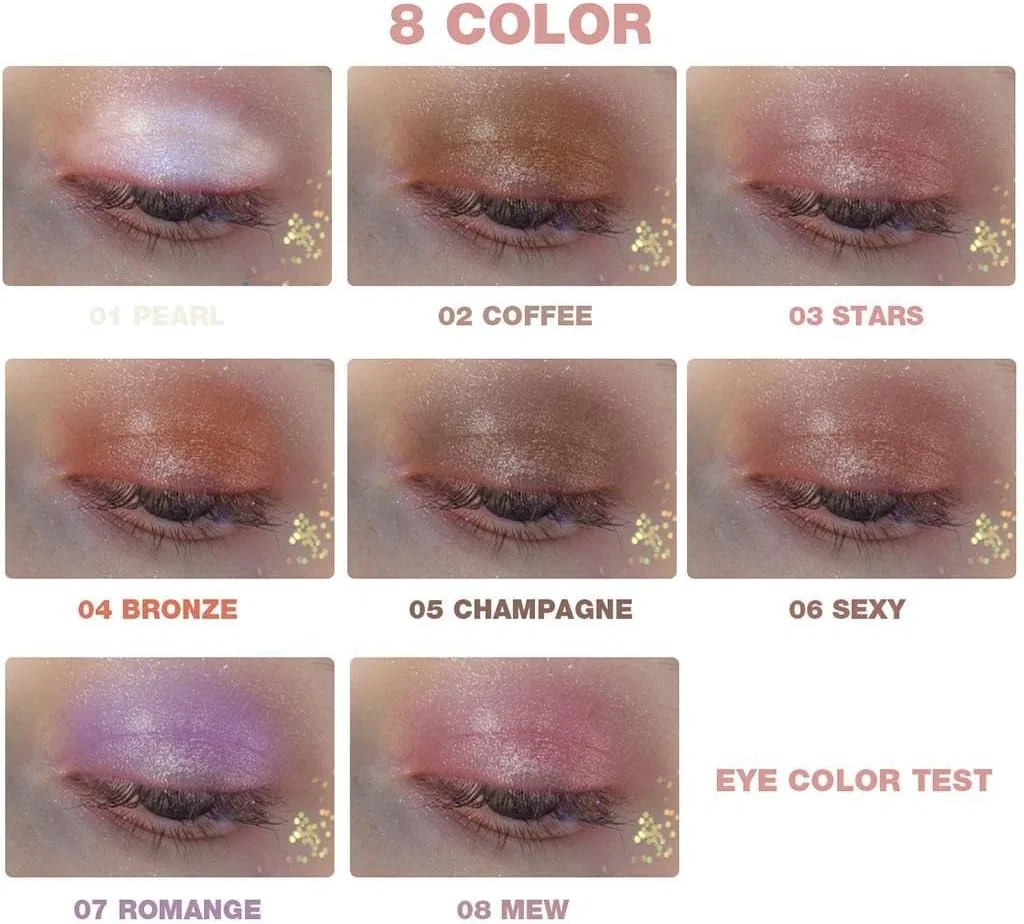 Жидкие тени для век Foreted Glitter, глиттер, одноцветные — фото 2