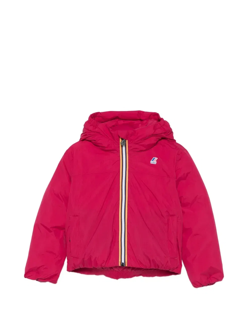 Куртка с капюшоном и нашивкой-логотипом K-Way Kids, розовый