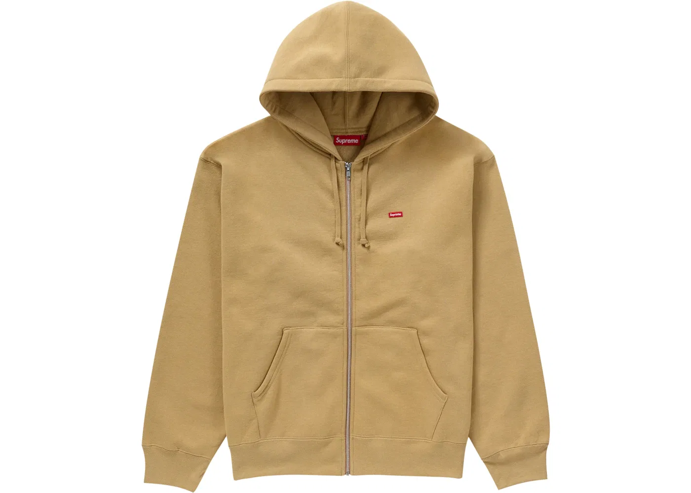 Мужская худи на молнии Supreme Sweatshirt (FW24), Dark Tan