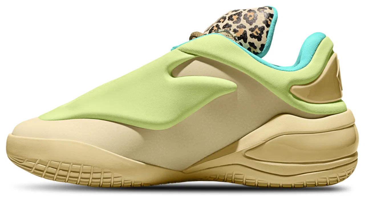 Детские кроссовки для мальчиков с амортизацией Zoom Air модель Shai 001 Converse, Last Straw/Lime/Latte — фото 2