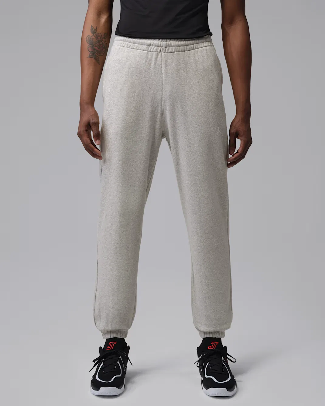 Мужские флисовые брюки Dri-FIT Jordan Sport Crossover, Grey Heather/White
