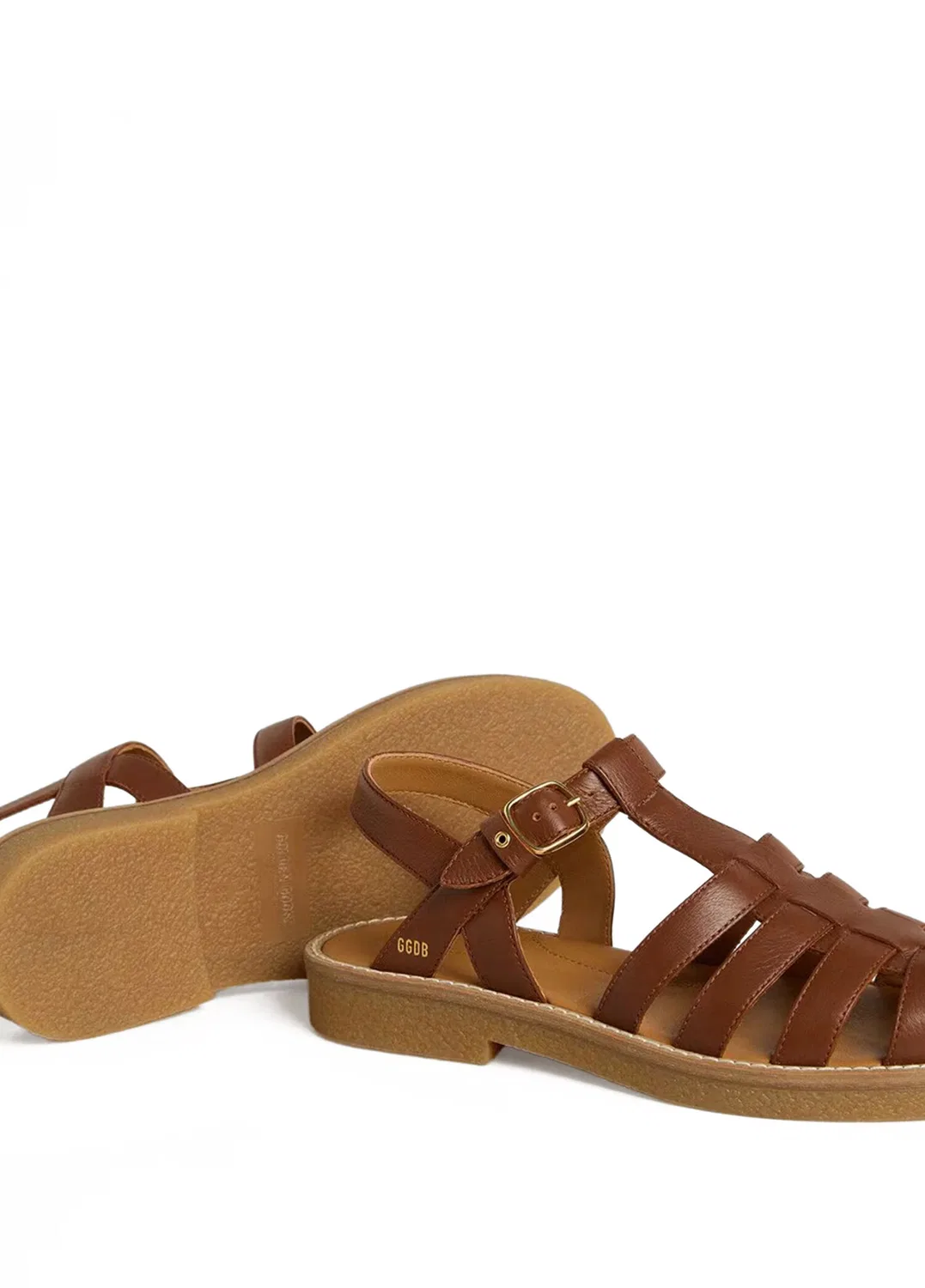 Сандалии детские Golden Goose, brown — фото 3