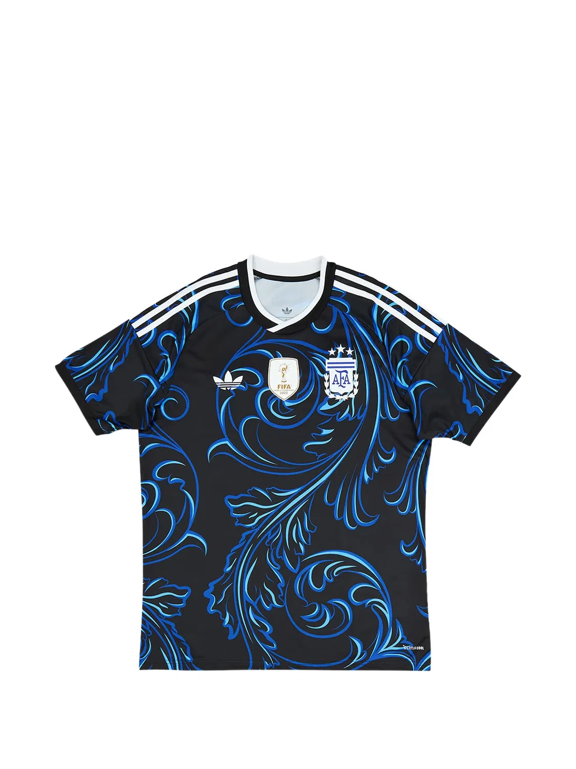 Футболка Argentina гостевая черная Adidas, черный