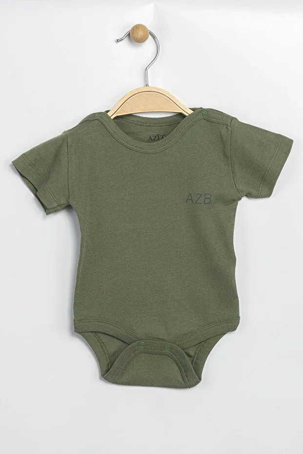 Детское боди для новорожденных хлопковый Aziz Bebe, Khaki