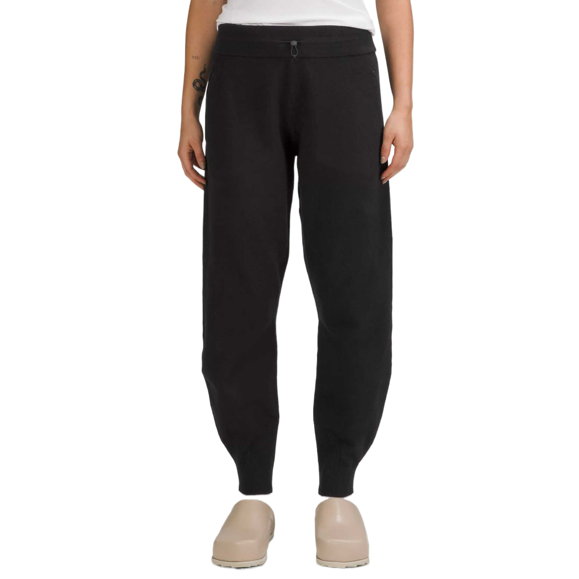 

Вязаные спортивные штаны Women's Lululemon, черный/blk