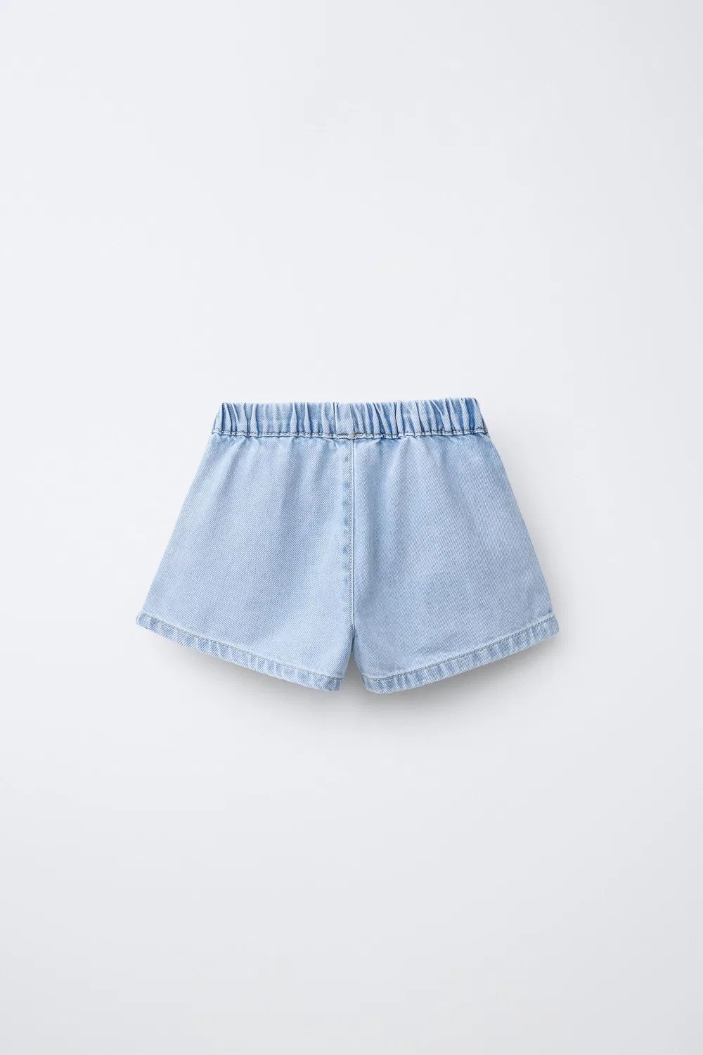 Джинсовые шорты-бермуды ZARA, Light Blue — фото 2