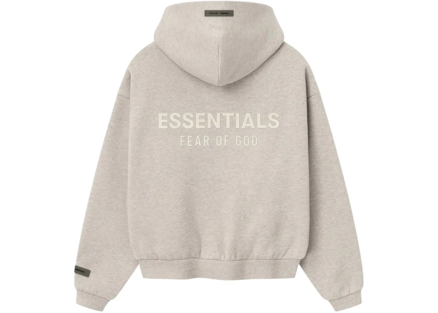 Детская худи на молнии Classic Fleece Zip-Up Fear of God, Heather Stone — фото 2
