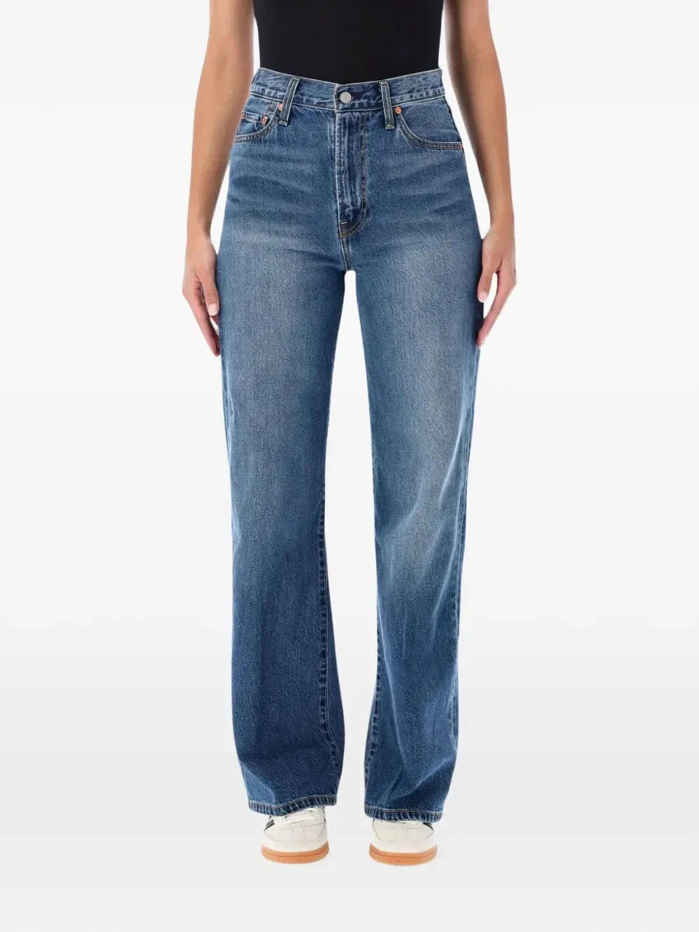 Джинсы с эффектом потертости Levi's, синий