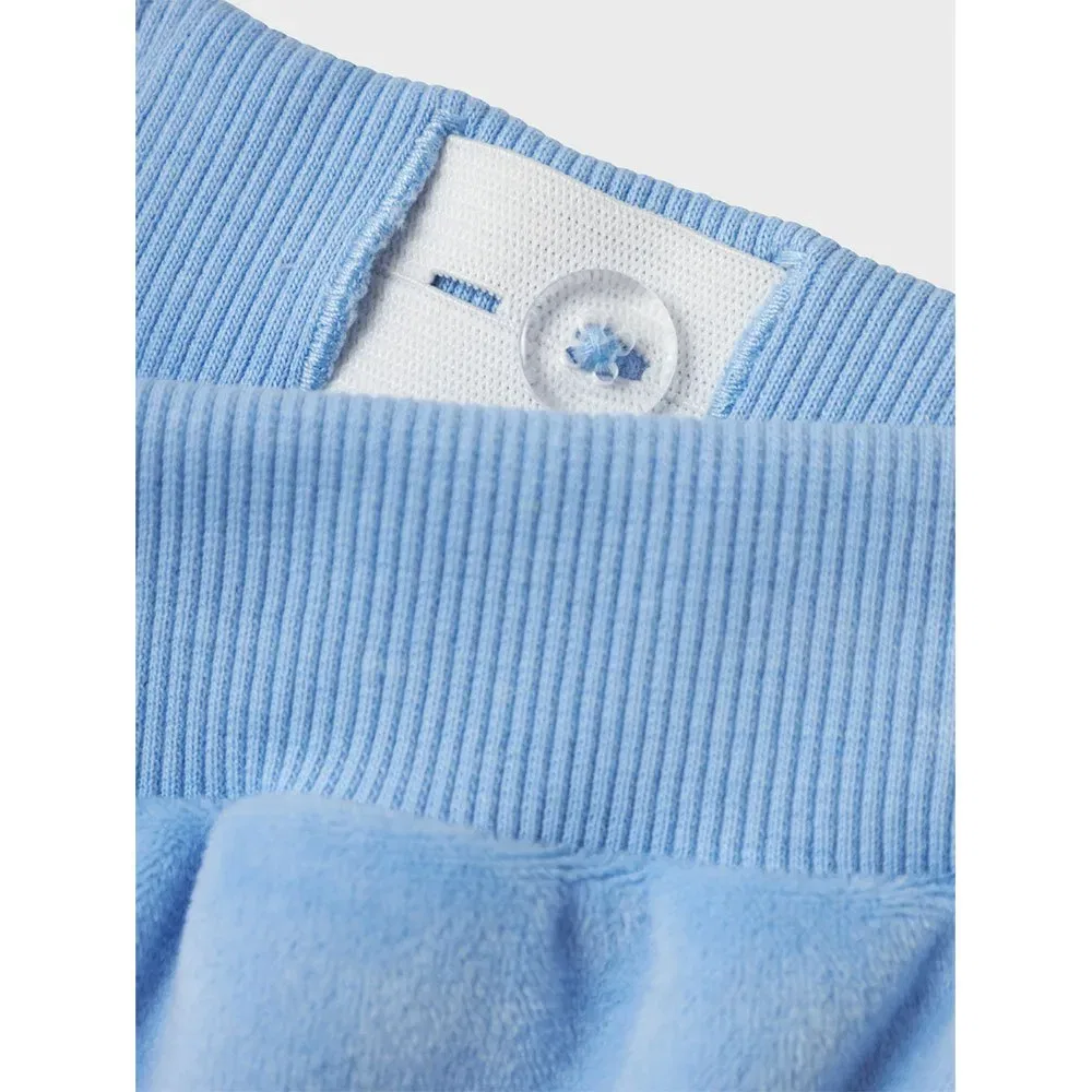Детские брюки для девочек из велюра Najala Reg Vel Name it, Blue — фото 3