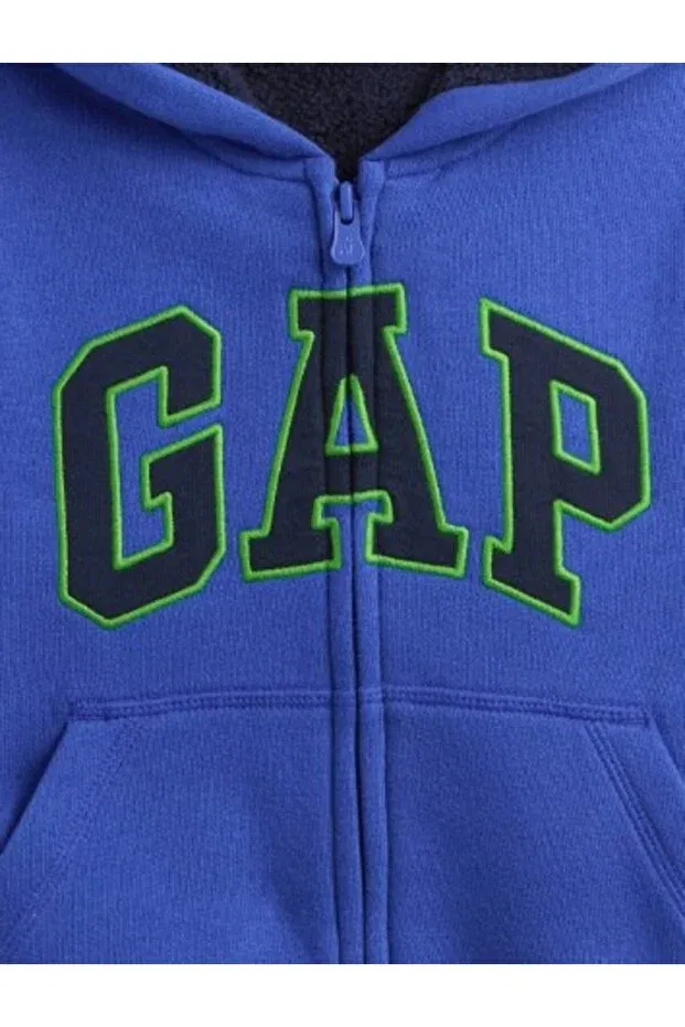 Детский кардиган с капюшоном Gap Kids, Sax — фото 2