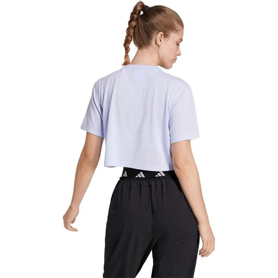 Женская футболка с длинным рукавом We Mın Tee adidas, Фиолетовый — фото 3