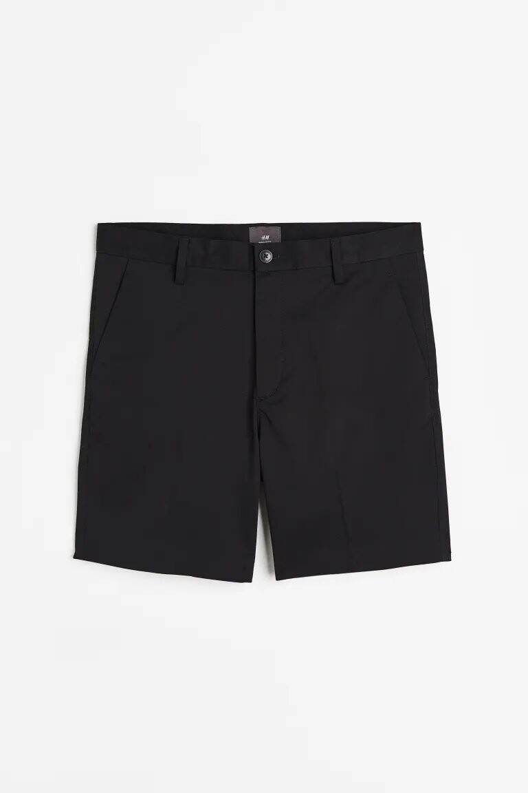 

Шорты H&M Regular Fit Chino, чёрный