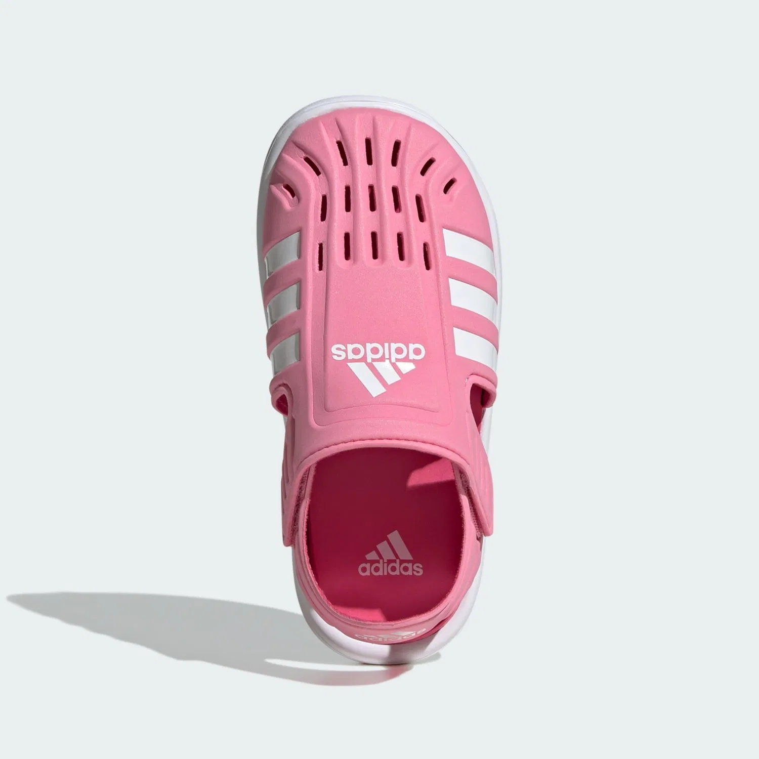 Детские сандалии Summer Closed Toe Water Adidas, Rosa Weiss Magentapink — фото 3