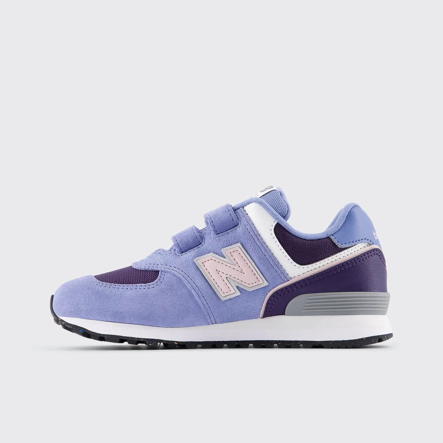 Детские кроссовки для мальчиков с липучками 574 Hook & Loop New Balance, Мorado — фото 2