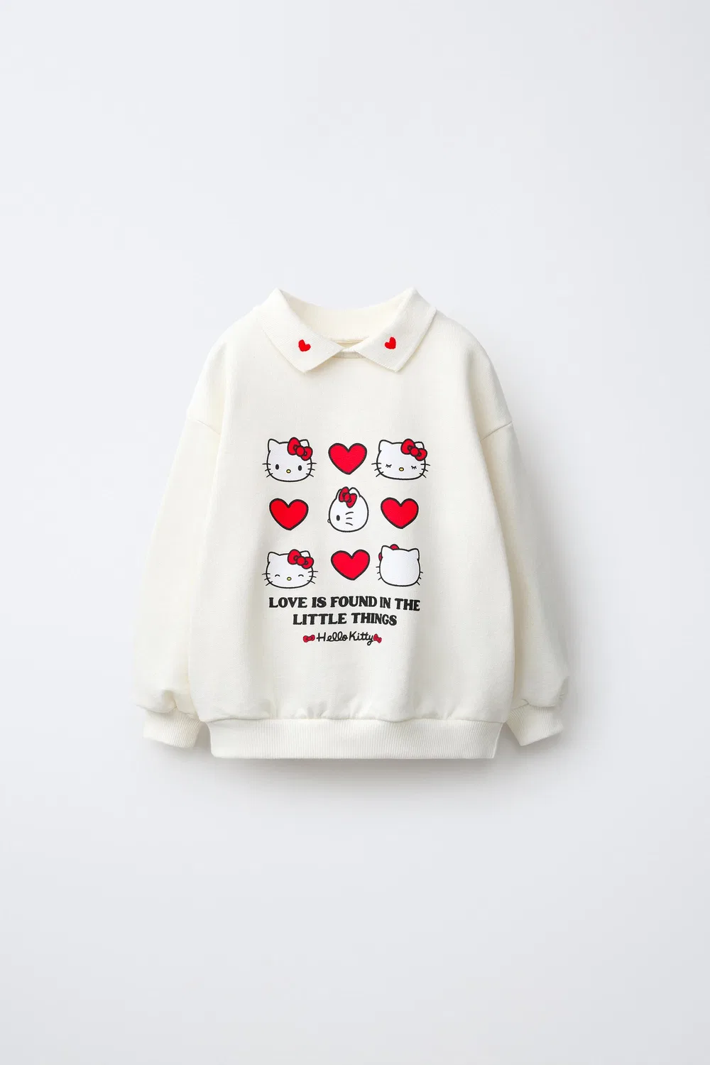 Толстовка поло Hello Kitty Sanrio ZARA, White