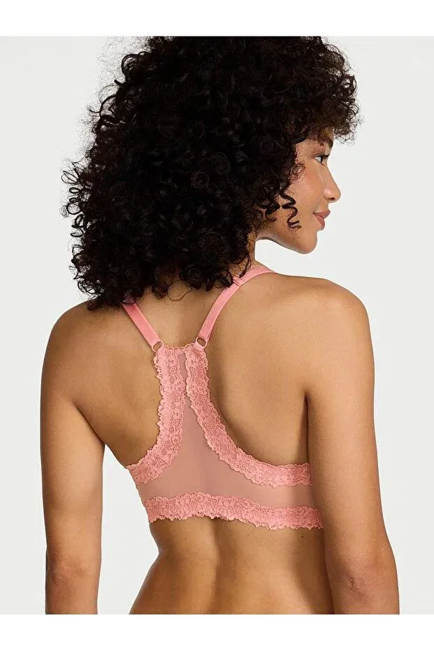Женский бюстгальтер с кружевом Balconette Victoria'S Secret, Cloud Pink — фото 2