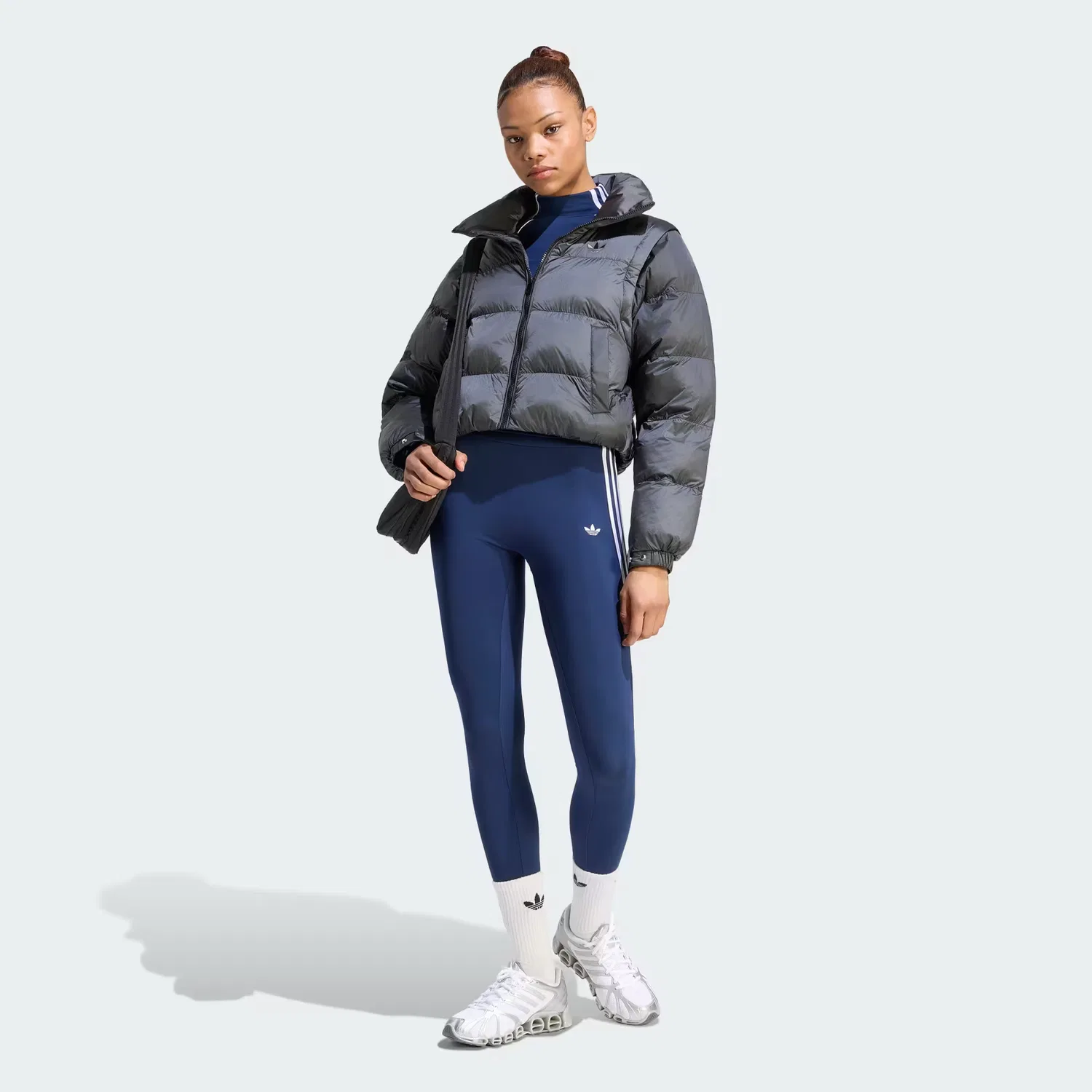Женская куртка оверсайз 2-in-1 Modular Jacket Adidas Originals, черный — фото 4