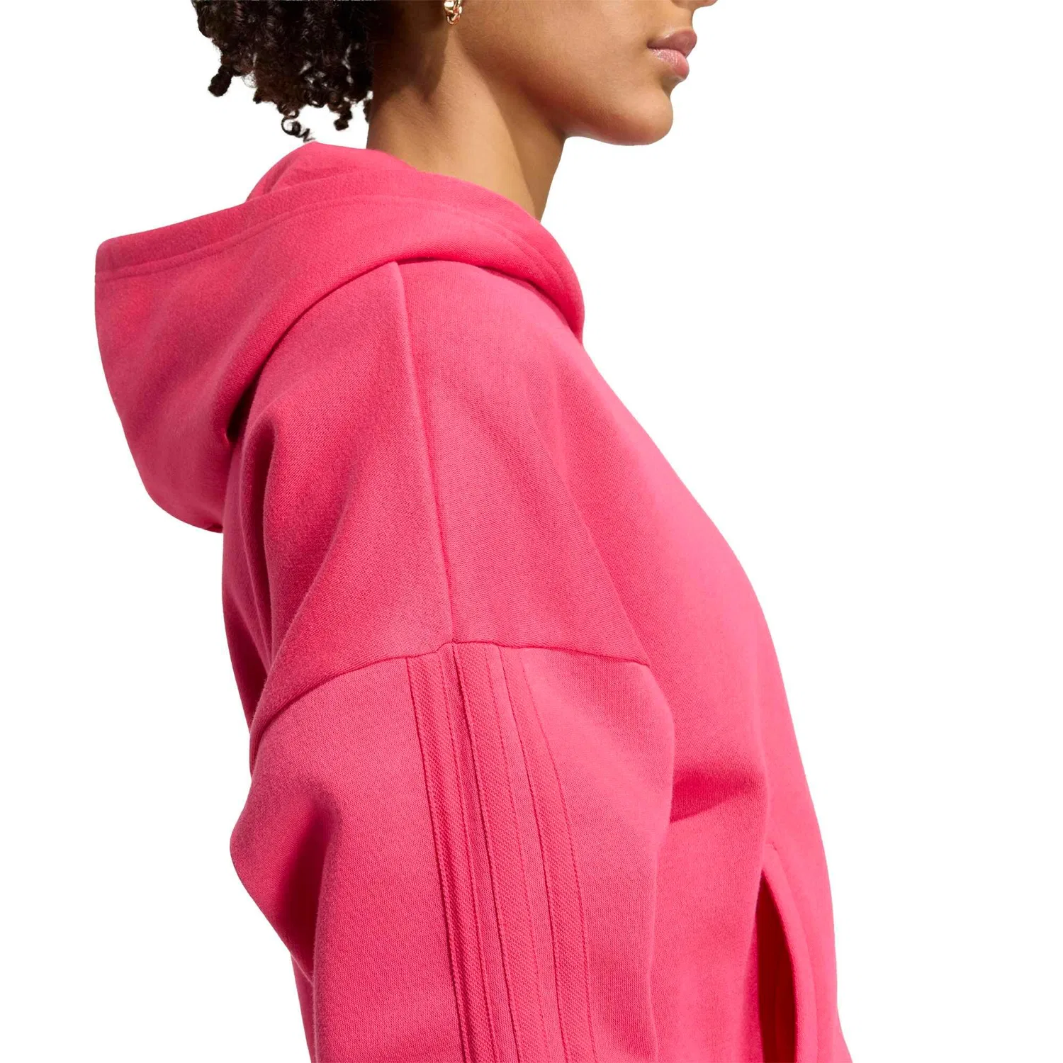Женский спортивный костюм с капюшоном W Energize Track Suit Adidas, Rosa Schwarz Magentapink — фото 4