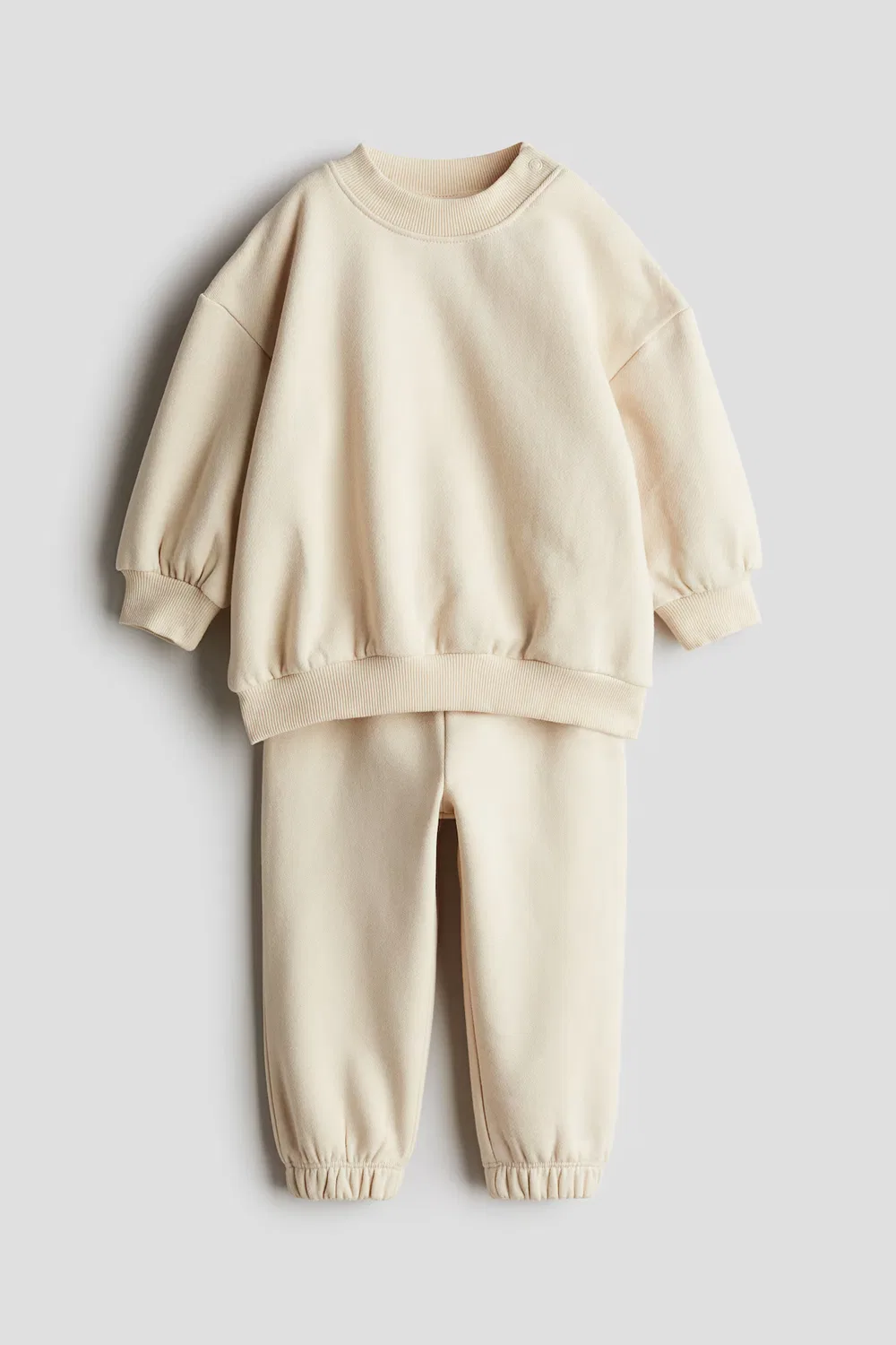 Комплект из двух хлопковых толстовок H&M, Hellbeige