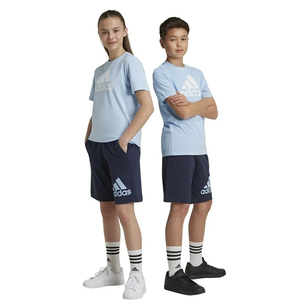 Шорты хлопковые Big Logo Adidas, синий