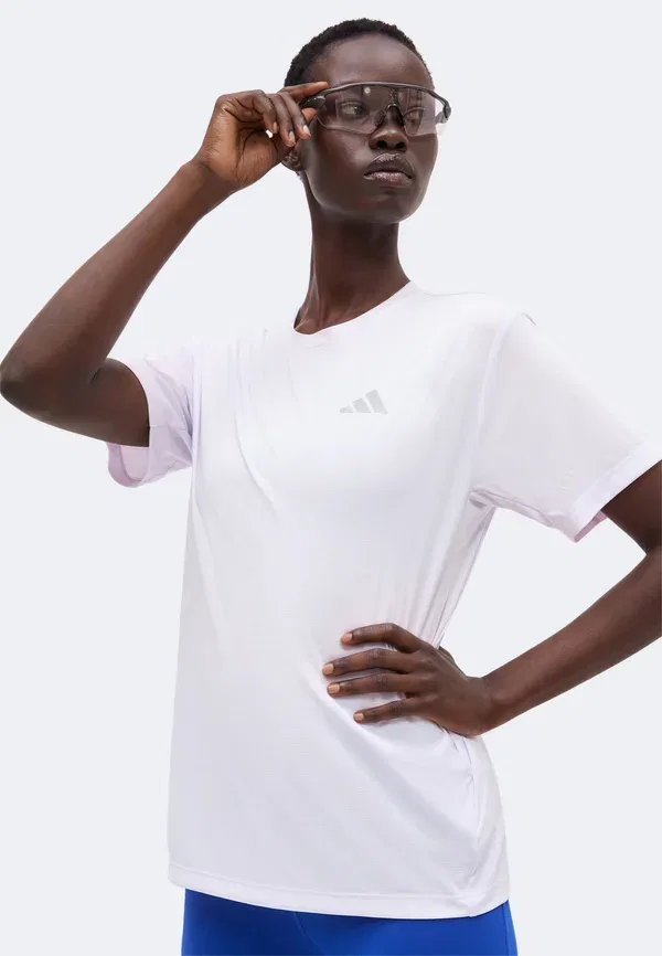 Футболка для бега - спортивная футболка Adidas Performance, фиолетовый — фото 4
