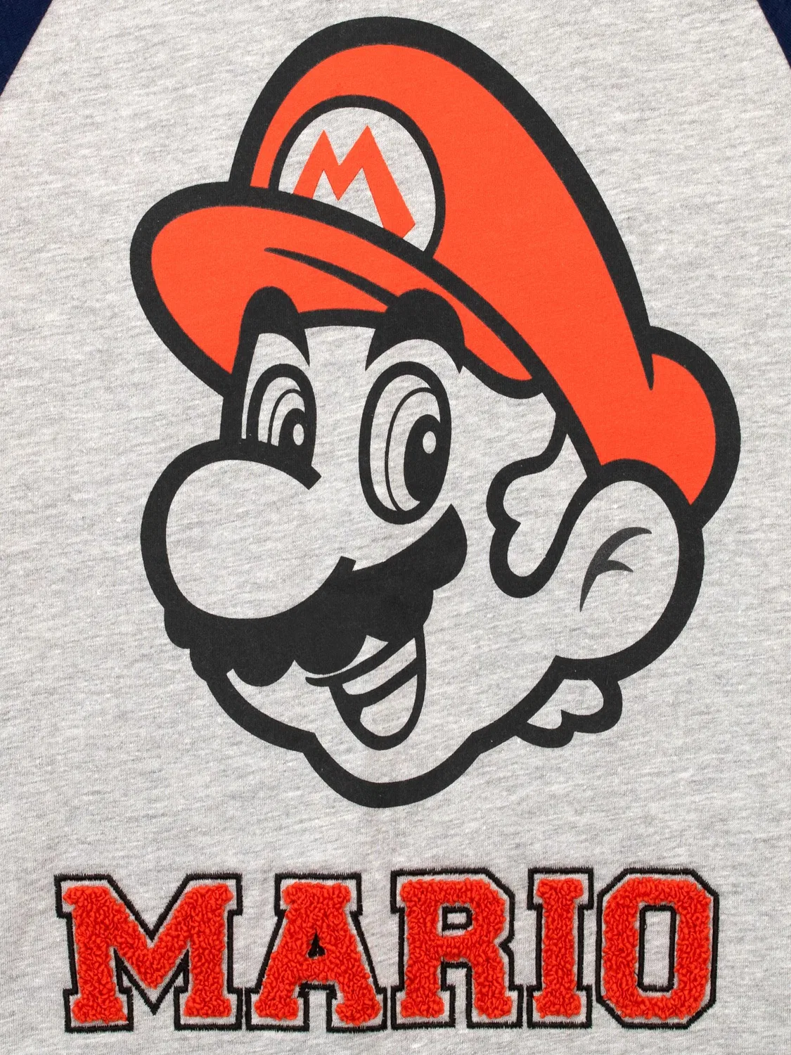 Лонгслив с принтом Super Mario, серый Character — фото 2