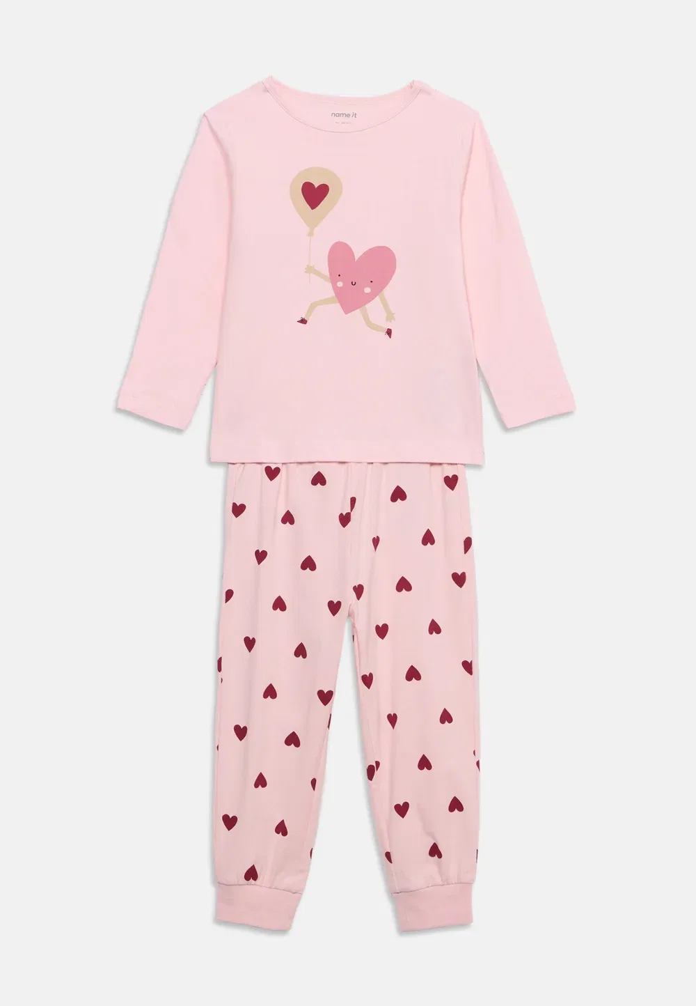 Комплект Nmfnightset - пижамный комплект Name It, Parfait Pink