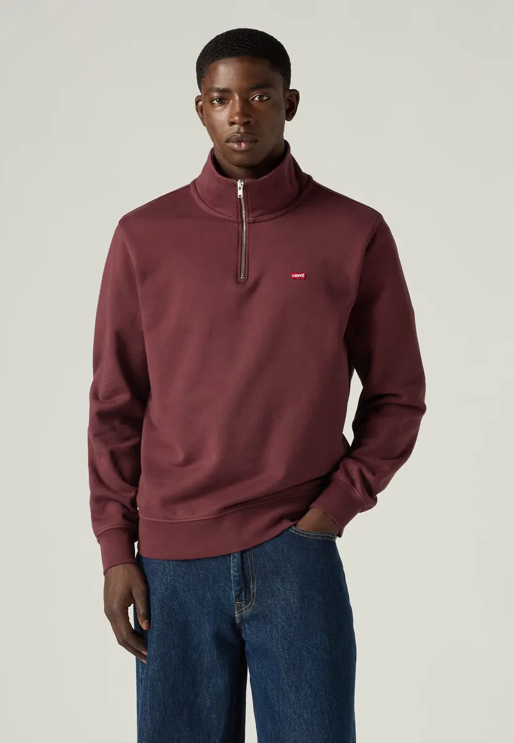 Оригинальная толстовка на молнии Levi'S, Vineyard Wine — фото 2