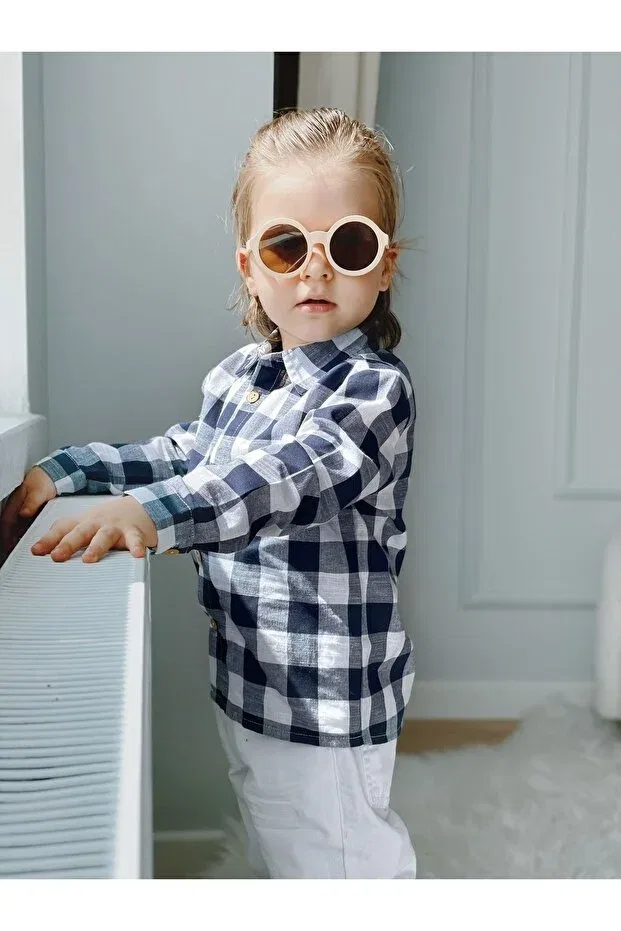 Детская рубашка для мальчиков с длинным рукавом Ares Kids Fashion, Plaid — фото 2