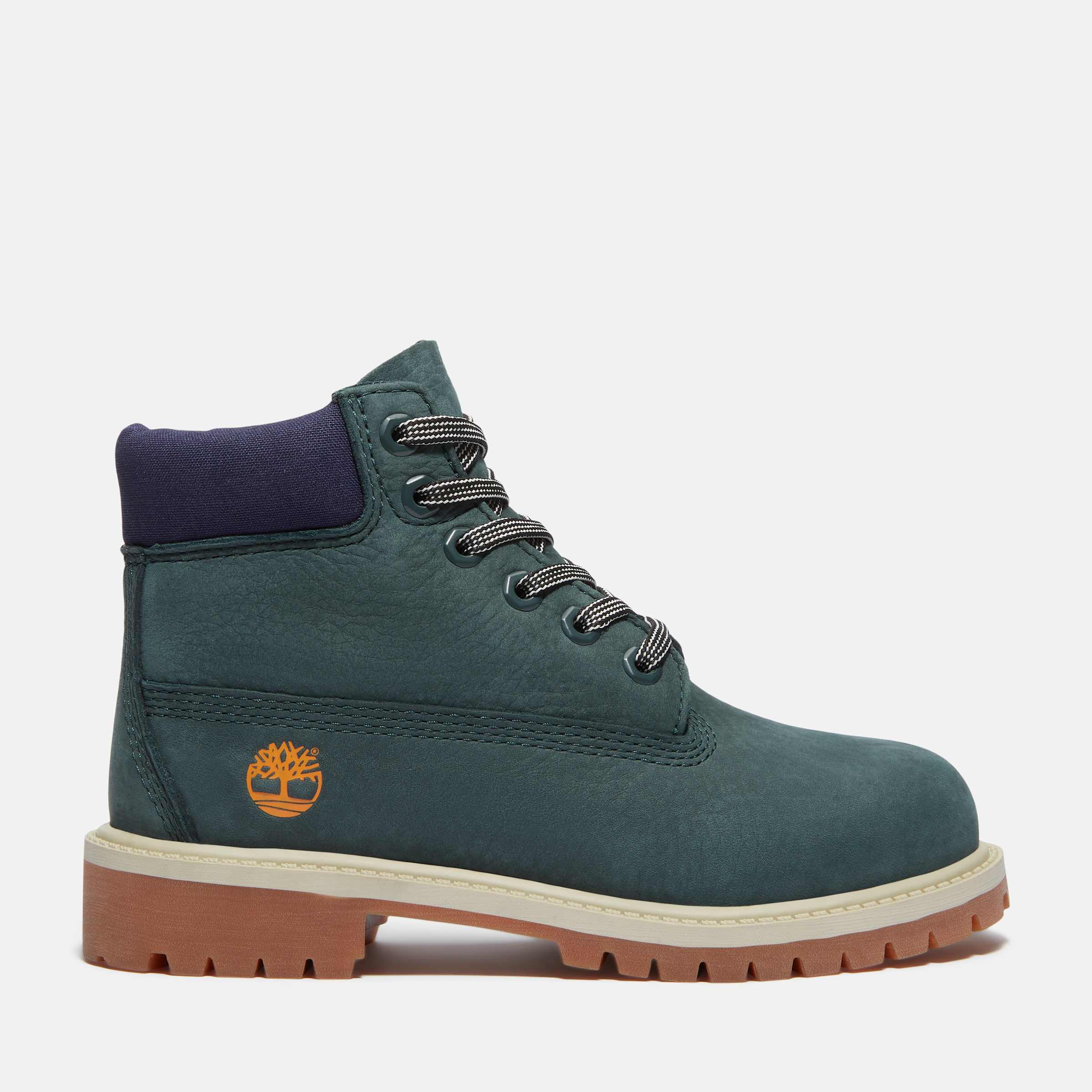 

Детские водонепроницаемые ботинки Timberland Premium 6 дюймов, темно-зеленый коричневый