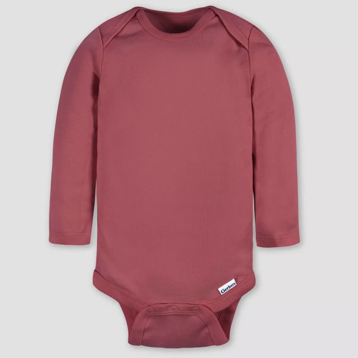 Детский боди-комбинезон с длинным рукавом Gerber Baby 4pk Long Sleeve Onesies NEWBORN, Pink — фото 3