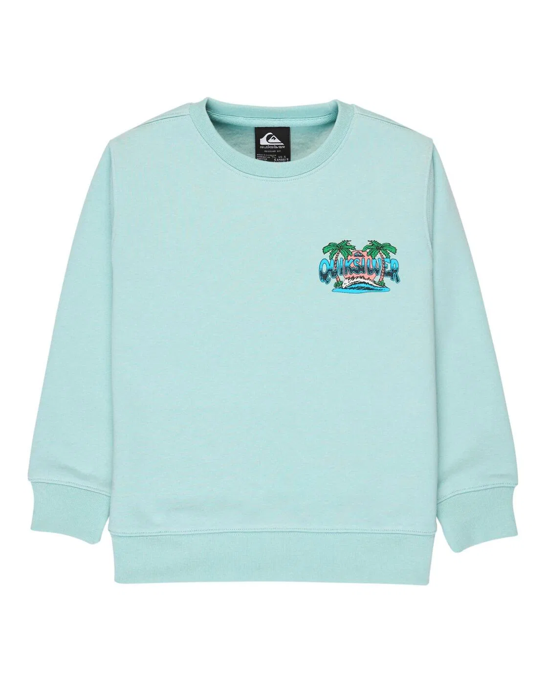 Детское худи с капюшоном Graphic Quiksilver, Blau