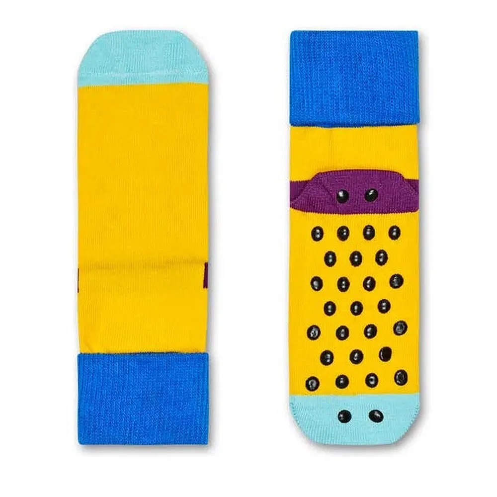 Носки антискользящие Swan Happy Socks, 2 пары, желтый — фото 2