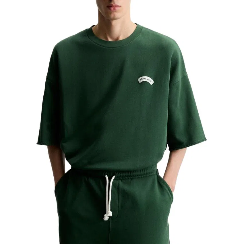 Мужской свитшот с круглым вырезом Green ZARA, Green — фото 4
