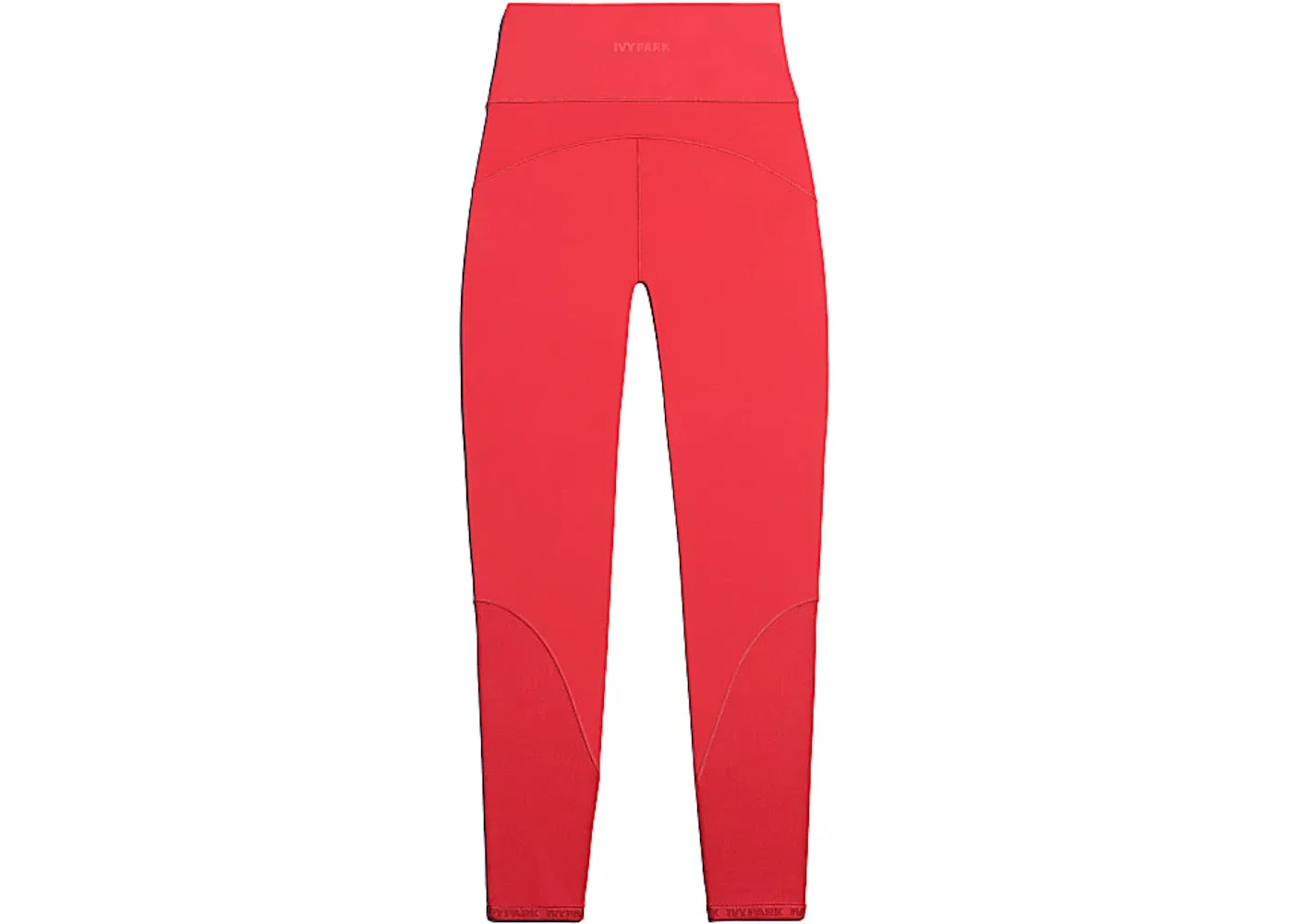 Женские леггинсы с панелями Ivy Park Rib Panel Tights Adidas, Real Coral — фото 2