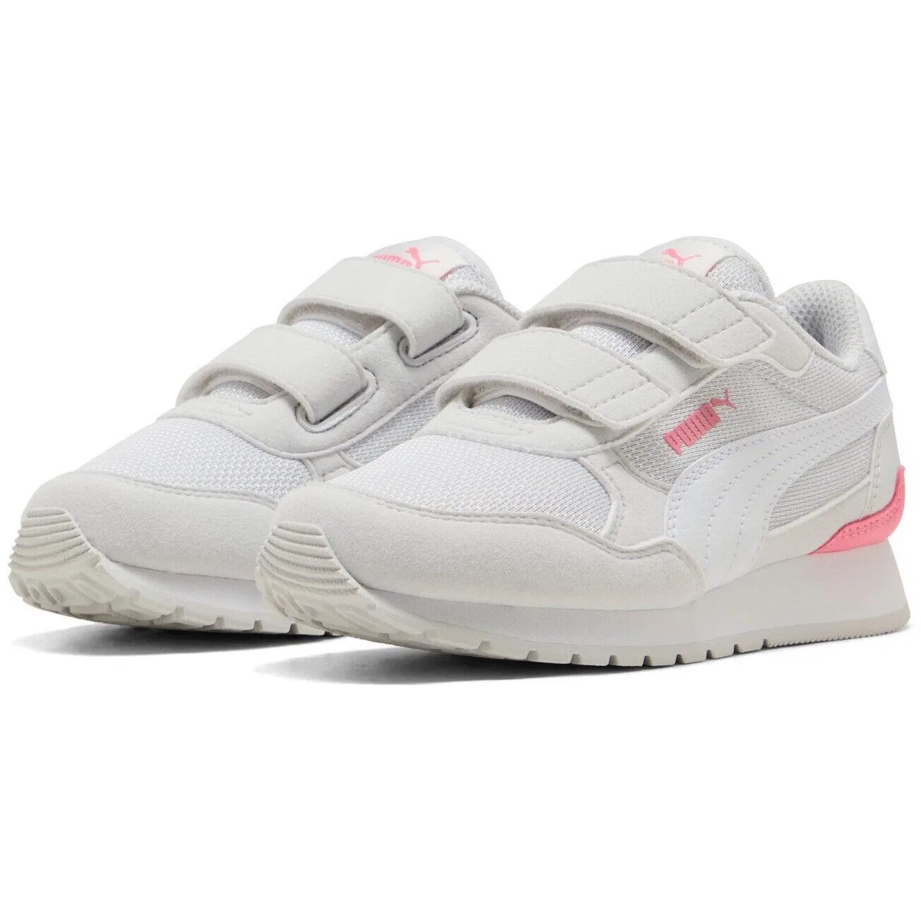 Детские кроссовки с сетчатым верхом Puma St Runner V4 Mesh V Ps, Grau — фото 3