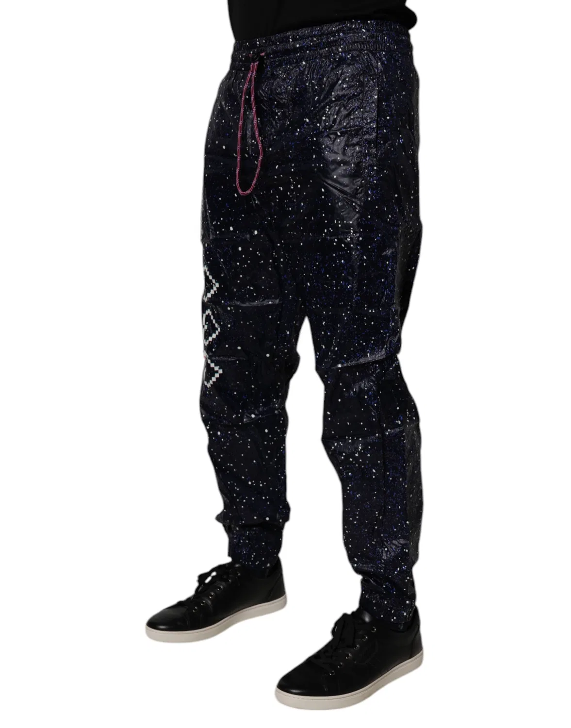 Мужские спортивные брюки с принтом DG Game Print Dolce & Gabbana, Blue — фото 3
