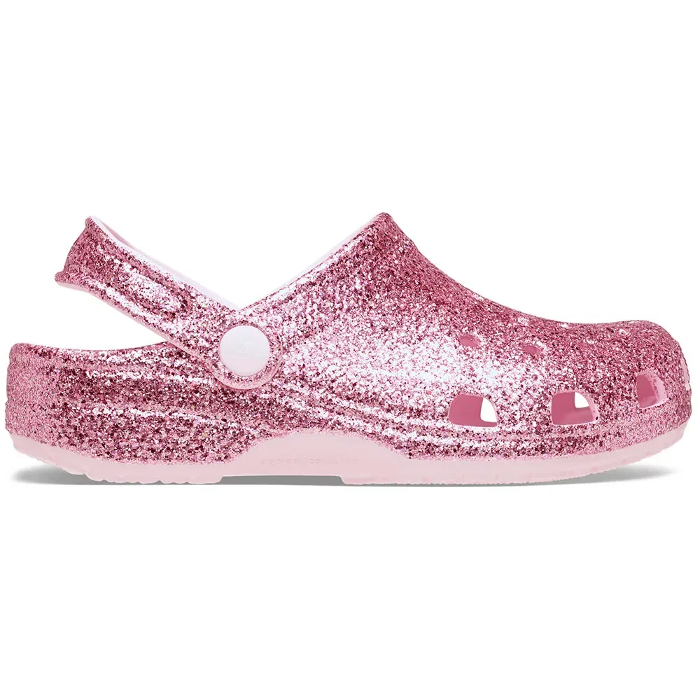 Комбинезон Crocs Classic Chunky Glitter, розовый