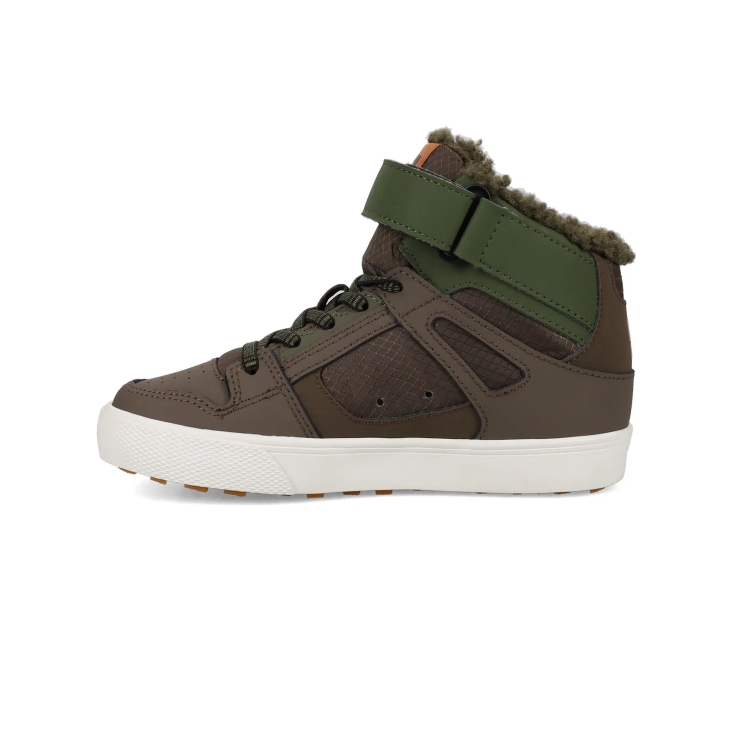Детские зимние ботинки высокие DC Shoes, Olive/Offwhite — фото 3