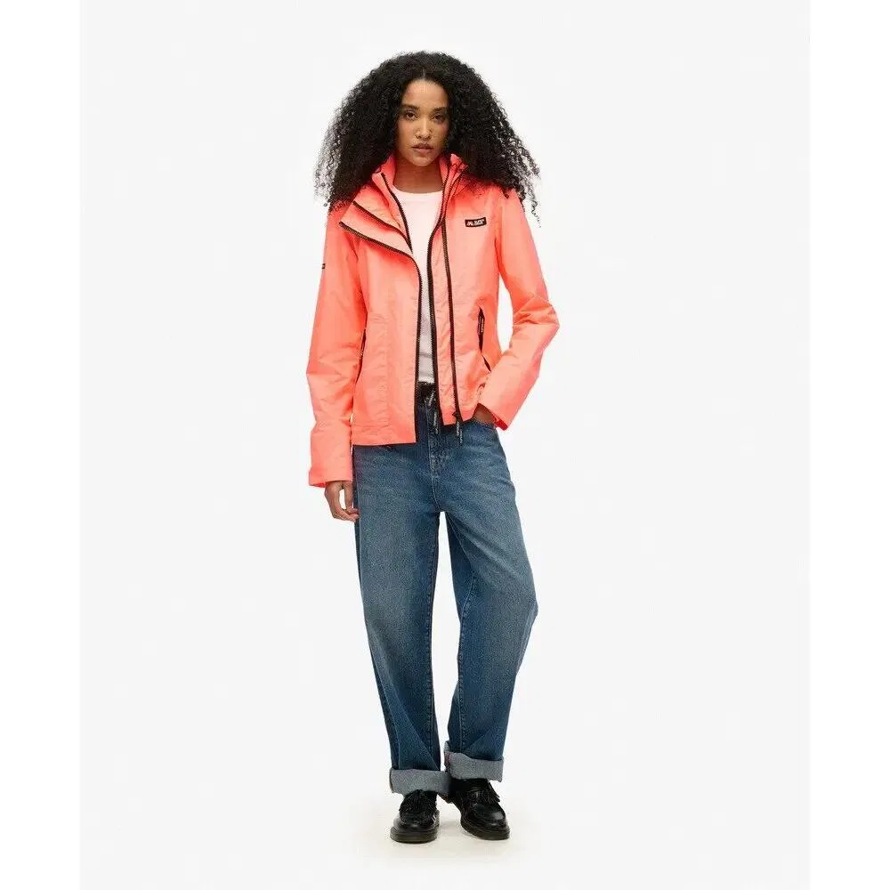 Женская ветровка с капюшоном Superdry Mountain, Orange — фото 4