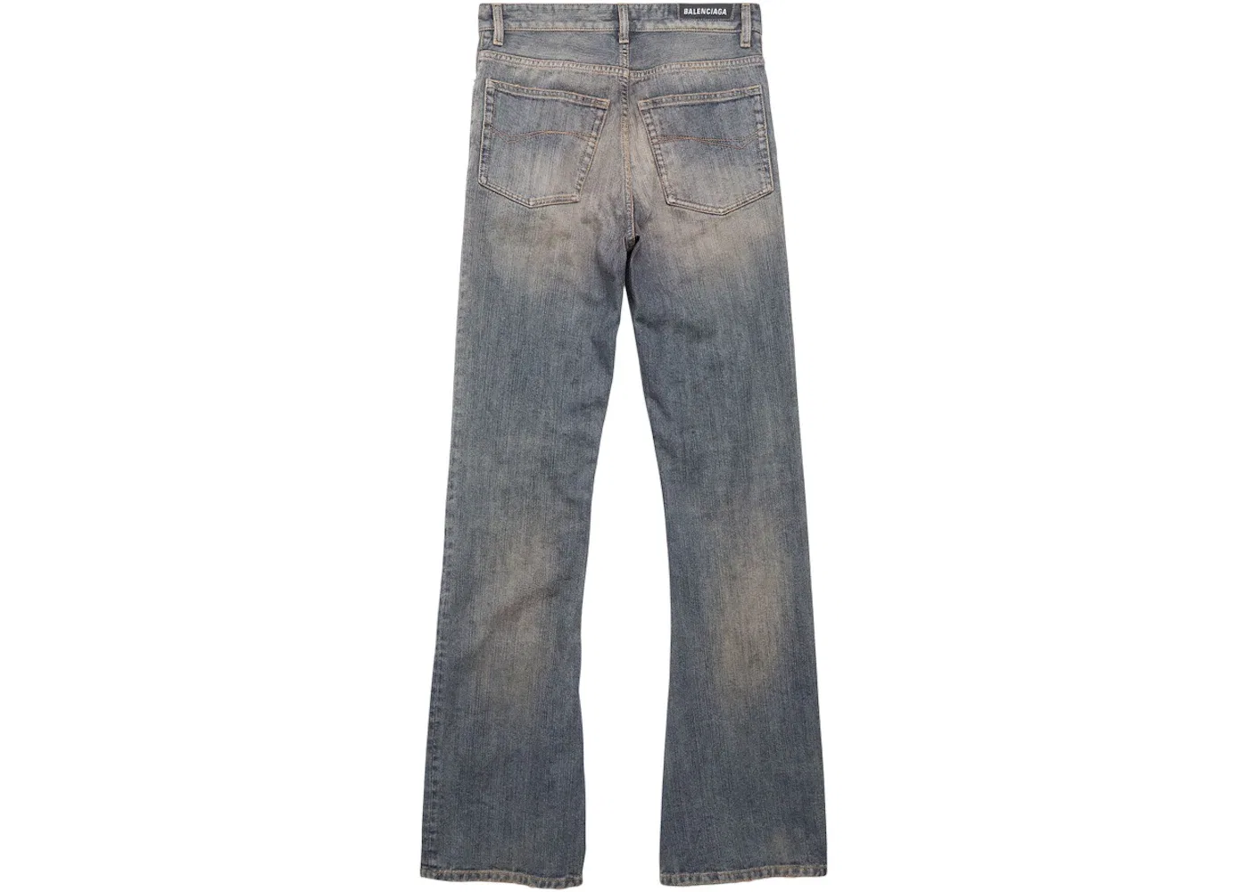 Мужские брюки клеш Balenciaga Pants, Light Blue — фото 2