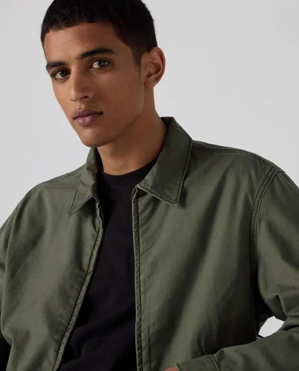 Мужская куртка хлопковая Levi's, Verde Oscuro — фото 3