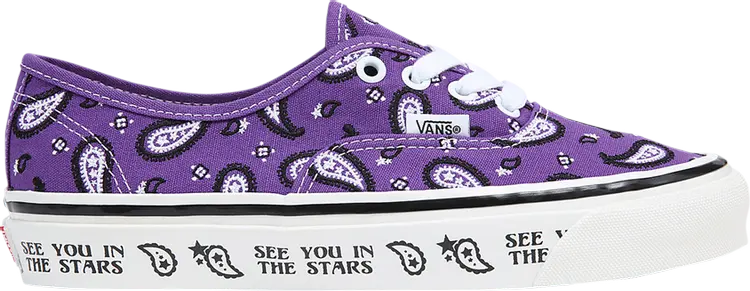 

Кеды Vans Our Legends x Authentic 44 DX Mongoose - Purple Paisley, фиолетовый