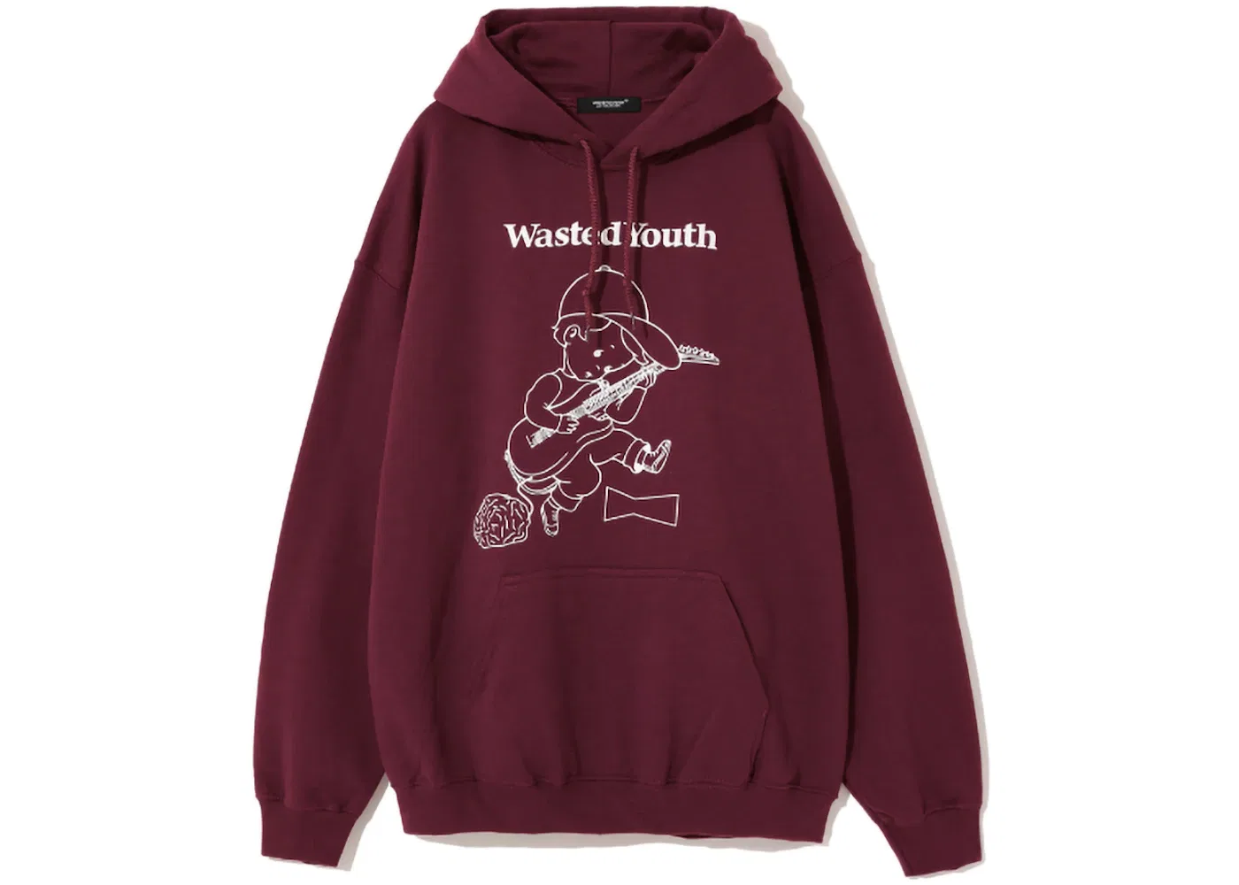 Детский худи с принтом Undercover x Verdy Wasted Youth, Red Purple