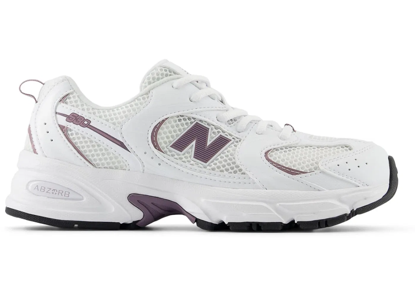 Детские кроссовки Lifestyle New Balance 530, White/Dark Ice Wine