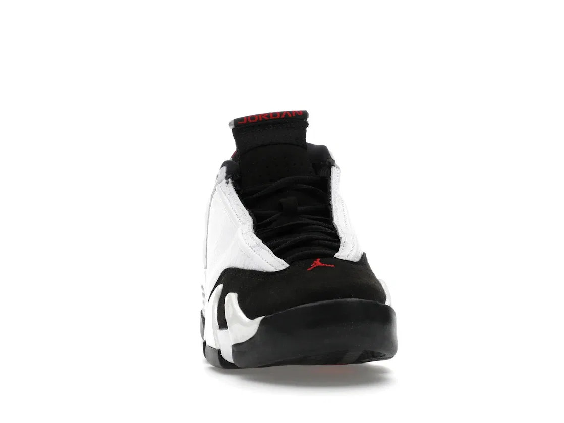 Детские кроссовки с принтом Jordan 14 Retro, White/Varsity Red/Black/Metallic Silver — фото 2