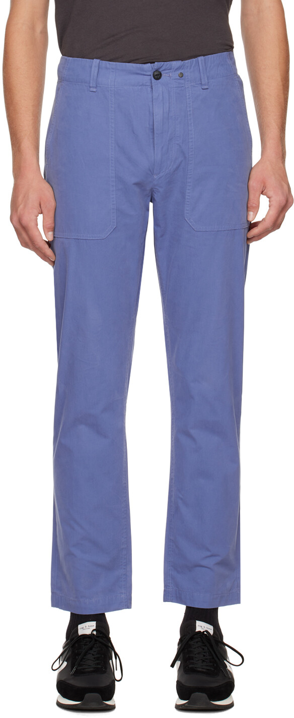 

Синие брюки Cliffe rag & bone, Синий, Синие брюки Cliffe rag & bone